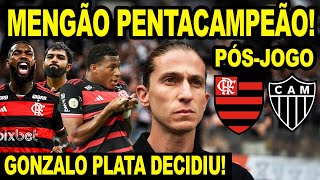 FLAMENGO PENTACAMPEÃO DA COPA DO BRASIL MENGÃO SEGUROU GALO NA FINAL COMEMORA NAÇÃO PLATA DECIDIU [upl. by Kunin543]