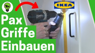 IKEA Pax Griffe Montieren ✅ ULTIMATIVE ANLEITUNG Wie Türgriffe beim Pax Schrank Bohren amp Anbringen [upl. by Toy985]