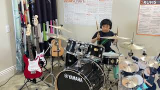 SlipstreamJason Bowld RockSchool Grade 2 DRUM COVER BY Derek Du At 8120323） [upl. by Yemane]