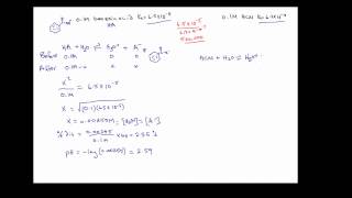 ChemDoctor calculating pH of a mixture of two weak acids [upl. by Niu371]