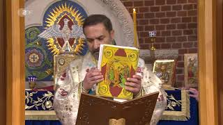 Orthodoxer Gottesdienst aus der Kirche des heiligen St Georgios in Berlin [upl. by Atteroc]