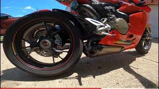 Ducati 1299 S Full Titanium Akrapovic Exhaust System Sound [upl. by Rorke990]