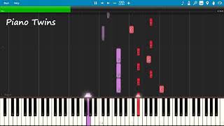 Shitsuren Chocolatier  Last Kiss Piano Tutorial [upl. by Gorga77]