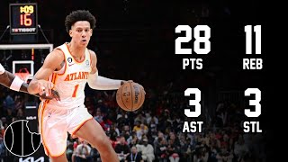 Jalen Johnson Highlights  Hawks vs Mavericks  25th Nov 2024 [upl. by Eiramyma]