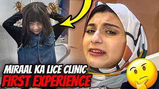 MIRAAL KE SIR MEIN LICES😳🧟‍♀️Lice clinic ka pehla tajurbaMINAAZ LIFE [upl. by Yentyrb28]