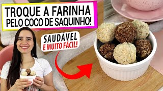 TEM COCO RALADO MISTURE COM A BANANA ASSIM E NÃO USE MAIS FARINHA FÁCIL E SAUDÁVEL PARA O LANCHE [upl. by Noemi559]