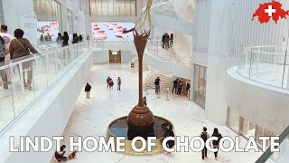 ZURICH 🇨🇭 LINDT HOME OF CHOCOLATE  FACTORY TOUR 4K  SWITZERLAND 2023  Gerard Travel Vlogs [upl. by Haletta]