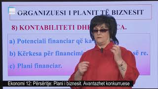 Ekonomi 12  Përsëritje Plani i biznesit Avantazhet konkurruese [upl. by Aihsat]