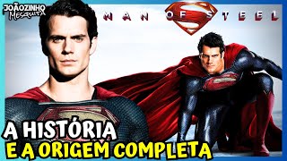 SUPERMAN  O HOMEM DE AÇO  A ORIGEM E A HISTÓRIA COMPLETA DO FILME DO CLARK KENT COM HENRY CAVILL [upl. by Yuri]