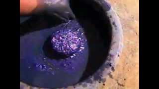 Natural Indigo Dye Fermentation Process [upl. by Ysiad]