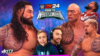 The BLOODLINE Family Gauntlet in WWE 2k24 Road to WrestleMania 40 [upl. by Nawor]