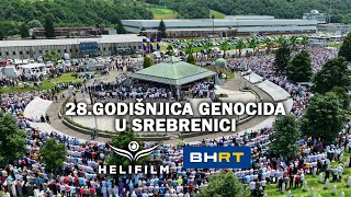 Srebrenicki Inferno 2023  28 godišnjica genocida u Srebrenici  Video HELIFILM i BHRT [upl. by Lleraj]