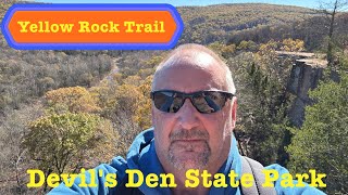 Yellow Rock trail at Devils Den State Park near West Fork AR [upl. by Ahsieym79]