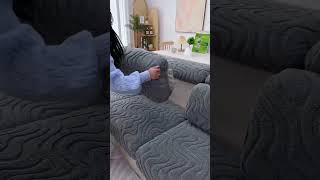 Versatile sofa cover dustproof and easy to maintain machine and hand washable without losing shape [upl. by Ardnak970]