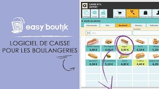 Easyboutik  Logiciel de caisse pour les boulangeries [upl. by Tillio]