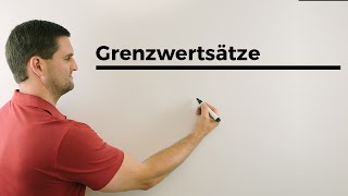 Grenzwertsätze Folgen  Mathe by Daniel Jung [upl. by Yebba860]