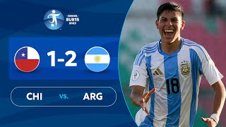 CHILE vs ARGENTINA 12  RESUMEN  CONMEBOL SUB 15  TERCER PUESTO [upl. by Aneek]