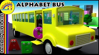 Alphabet Bus  Rhymes for Kids  ABC Song [upl. by Gereld321]