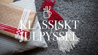 Tomte av garn och ring  klassiskt julpyssel [upl. by Alraep857]