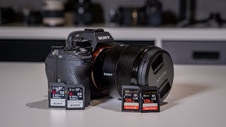 Sony A7III Card SpeedBuffer Test  What SD Card Should I Buy [upl. by Nitnert]