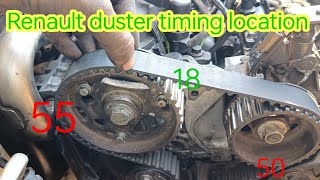 Renault duster timing location and timing belt installation in car Renault duster [upl. by Olette324]