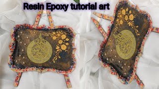 Resin Wall Hanging Farme  How to Make Resin Wall Hanging  Resin Geode for Beginners  Resin Epoxy [upl. by Paradies]