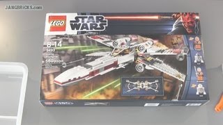 LEGO Star Wars XWing set 9493 SPEED BUILD [upl. by Sirovat]