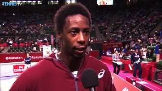 Monfils Looks Ahead To Kyrgios Tokyo 2016 SF Clash [upl. by Edyak467]