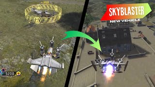 Flying Vehicle 😱 Skyblaster  Free Fire New Update 🔥 Easily Rank Push  Free Fire Max [upl. by Burg]