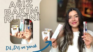 AĞIZ VE DİŞ BAKIM RUTİNİM  oilpulling [upl. by Niwde]