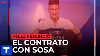 VÉLEZ RESCINDIÓ EL CONTRATO DE SOSA el club tomó la decisión tras la denuncia por abuso sexual [upl. by Rollie]