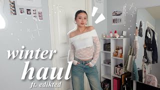 WINTER TRYON HAUL ft edikted [upl. by Earlene]