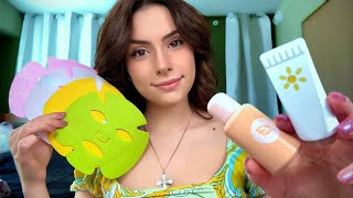 ASMR Doing Your Wooden Skincare 🌲 Personal Attention Layered Skincare ASMR for Sleep 💤 [upl. by Cordelia]