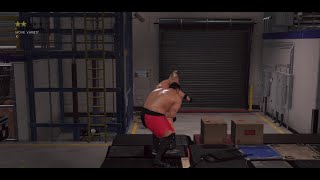 WWE 1 on 1 Back Stage Brawl Match Samoa Joe vs Brock Lesnar [upl. by Flannery]