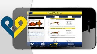 Application Entraînement des pectoraux  iPhone amp iPad [upl. by Htebyram628]