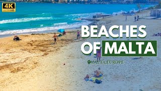 Beaches Of Malta I Travel Vlog I Għajn Tuffieħa Bay Golden Bay Paradise Bay Blue Lagoon [upl. by Aysab469]