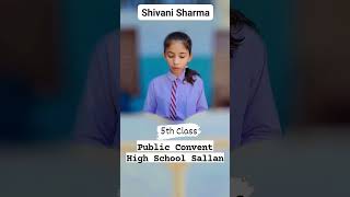 MahatmaGandhi Shivani Sharma 5th PCHS pchss pchschool pchssallan kk ketan reels viral PCS [upl. by Greenland]