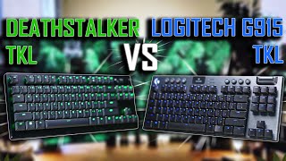 Razer Deathstalker V2 Pro TKL Vs Logitech G915 TKL [upl. by Soisatsana995]