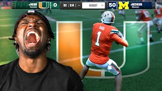 COMEBACK GAME OF THE YEAR  College Football 25 Gameplay [upl. by Eimac]