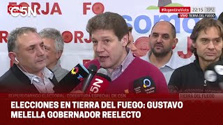 ELECCIONES en TIERRA DEL FUEGO GUSTAVO MELELLA GOBERNADOR REELECTO [upl. by Ecidnak]