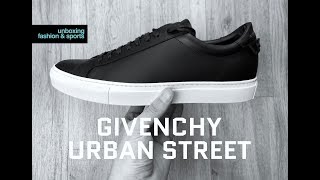 Givenchy Paris URBAN STREET ‘Black’  UNBOXING amp ON FEET  luxury shoes  2018  4K [upl. by Okir]