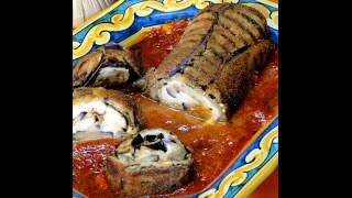 ROTOLO DI MELANZANE E MOZZARELLA CROCCANTE FILANTE [upl. by Elyag]