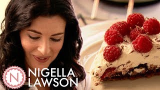 Nigellas Chocolate amp Raspberry Pavlova  Forever Summer With Nigella [upl. by Kelcey434]