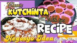 HOW TO MAKE KUTCHINTAFULL RECIPEKUTCHINTA RECIPENegosyo Ideas Kutchinta Recipe [upl. by Sethrida644]