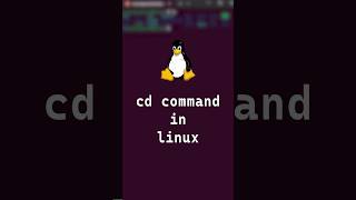 210 Basic Linux Commands  cd command shorts linux linuxcommands [upl. by Ymmaj]