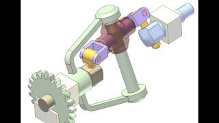 Bar mechanism for speed reduction 1 [upl. by Rorie]