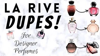 LA RIVE PERFUMES DUPES 🙌 ARE THEY WORTH IT🤔 DESIGNER FRAGRANCES FOR CHEAP😱 [upl. by Eoz433]