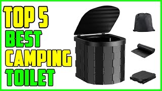 TOP 5 Best Camping Toilet 2023 [upl. by Eninnaj375]