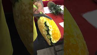 꿀이 뚝뚝뚝 신기한 대만 1500원짜리 파인애플 자르기  Honey Dripping Amazing Taiwanese 1 Pineapple Cutting Skills [upl. by Daveta]