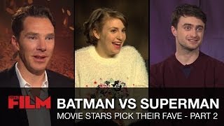 Batman vs Superman Movie Stars Talk  Part 2 [upl. by Artie]